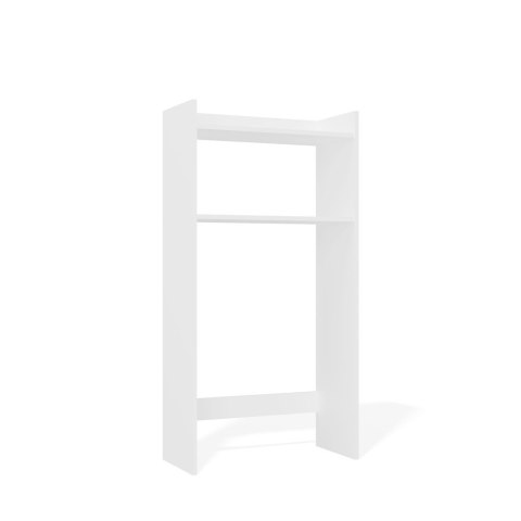 Regał łazienkowy nad pralkę LAZ-1328-BIEL-MAT