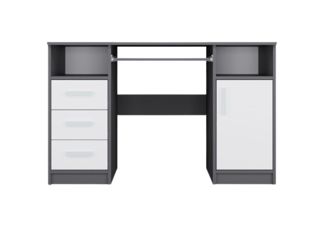 Biurko 120 x 60 BIUR-733-ANT-BIEL-MAT