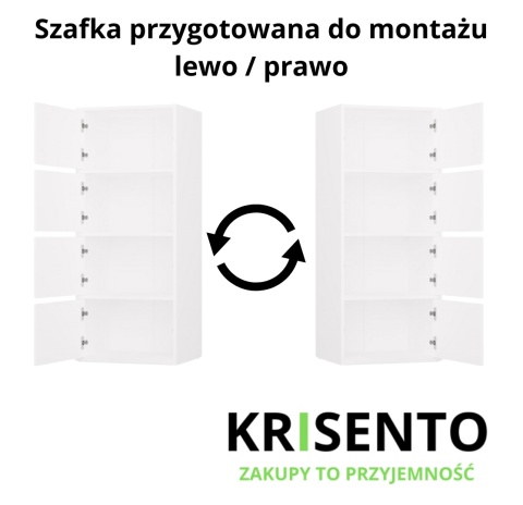 Komoda biała 50 cm KOM-935-BIEL-MAT