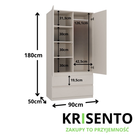 Szafa kaszmir SZAF-1008-KASZ