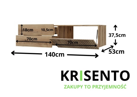 Szafka pod umywalkę 140 LAZ-1325-EVO-140CM