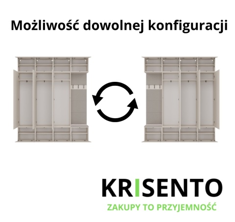 Zestaw mebli do przedpokoju z siedziskiem GAR-108-1W-3S-KASZ