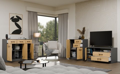 Komoda do jadalni nowoczesna KOM-944-ANT-ART