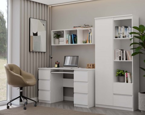 Regał ścienny POL-1107-BIEL-MAT