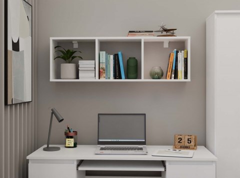 Regał ścienny POL-1107-BIEL-MAT