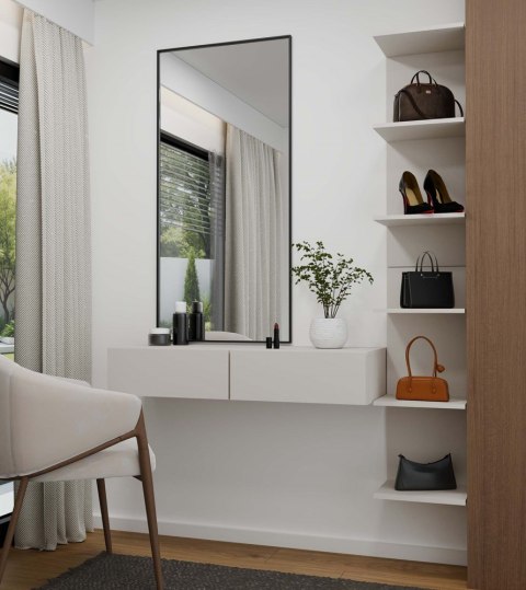 Konsola toaletka wisząca TOA-1609-KASZ