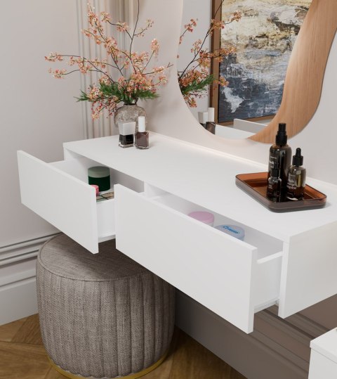 Wisząca toaletka TOA-1609-BIEL-MAT