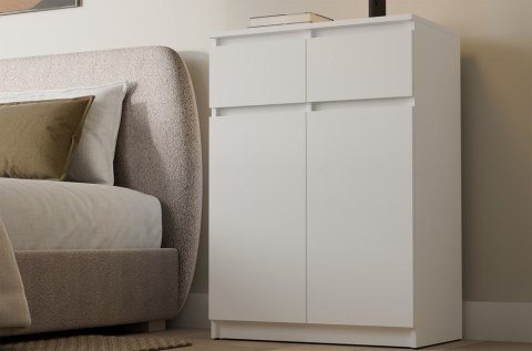 Komoda biała 70 cm KOM-946-BIEL-MAT