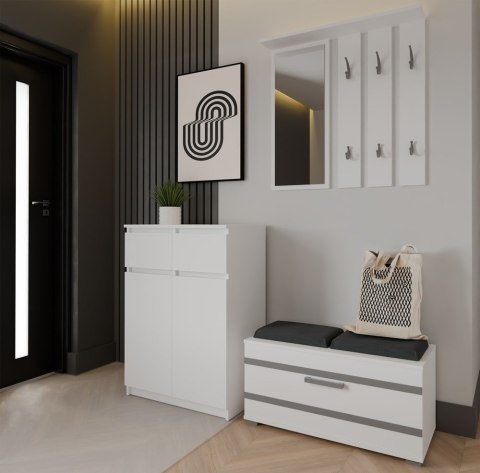 Komoda biała 70 cm KOM-946-BIEL-MAT