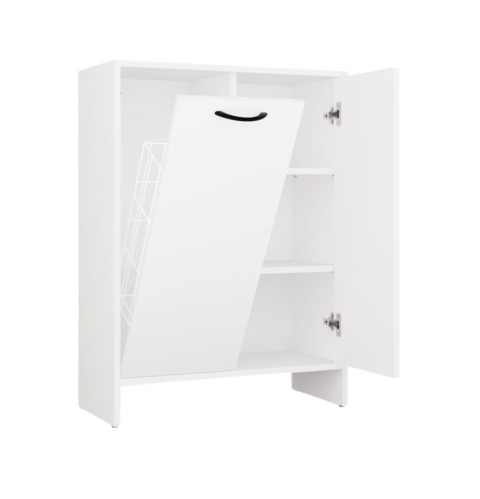 Komoda łazienkowa z koszem na pranie LAZ-1331-BIEL-MAT