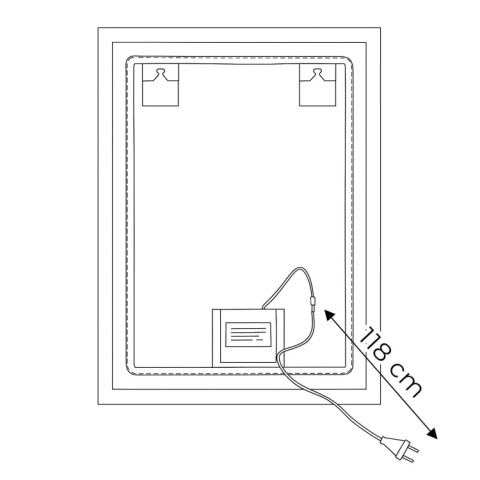 Lustro 50x70 LUS-2004-50x70-LED