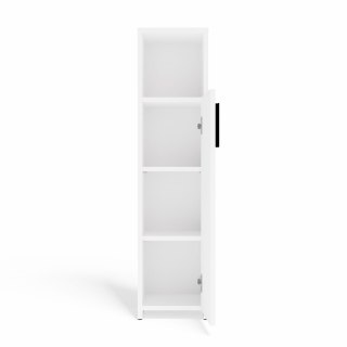 Wąski słupek łazienkowy 25 cm LAZ-1337-BIEL-MAT