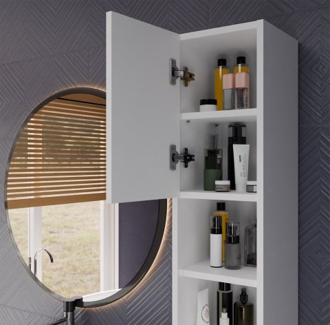 Słupek łazienkowy 25 cm LAZ-1338-BIEL-MAT