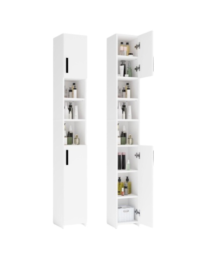 Słupek łazienkowy 25 cm LAZ-1338-BIEL-MAT