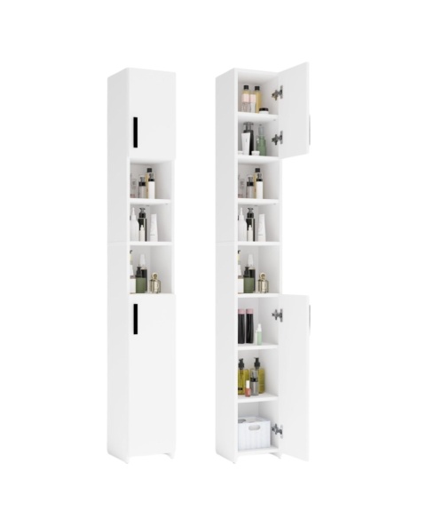 Słupek łazienkowy 25 cm LAZ-1338-BIEL-MAT