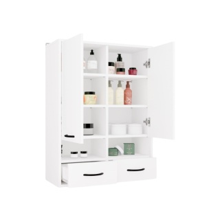 Szafka łazienkowa biała wisząca LAZ-1335-BIEL-MAT