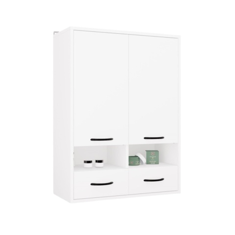 Szafka łazienkowa biała wisząca LAZ-1335-BIEL-MAT