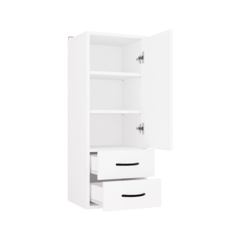 Szafka łazienkowa wisząca biała LAZ-1334-BIEL-MAT