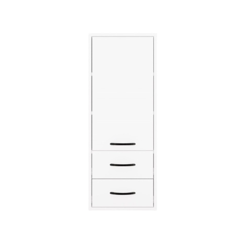 Szafka łazienkowa wisząca biała LAZ-1334-BIEL-MAT