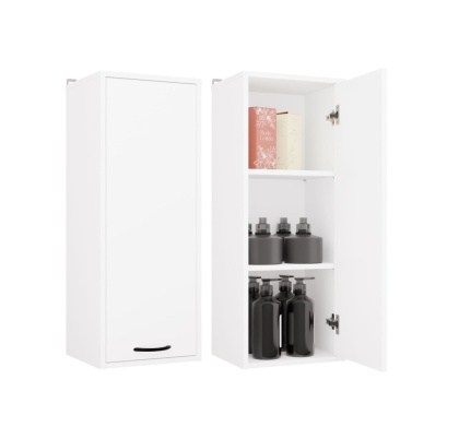 Szafka łazienkowa wisząca wąska LAZ-1333-BIEL-MAT