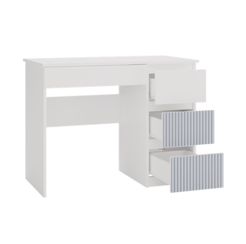 Biurko do pokoju dziecięcego BIUR-706-BIEL-NIEB-P