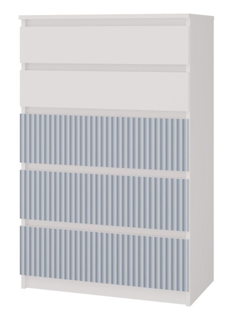 Komoda dla dzieci KOM-903-BIEL-NIEB