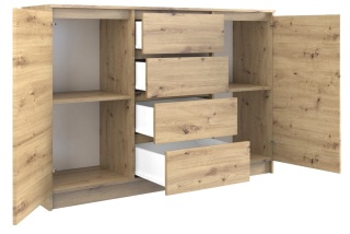 Komoda z szafkami i szufladami KOM-913-ART