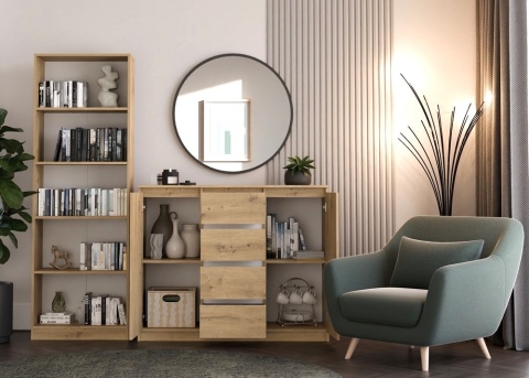 Komoda z szafkami i szufladami KOM-913-ART