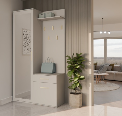 Nowoczesna garderoba do przedpokoju kaszmir GAR-104-KASZ