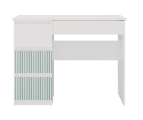 Nowoczesne biurko dla dziecka BIUR-706-BIEL-MIET-L