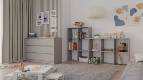 Regał z przegrodami RE-1408-GLI