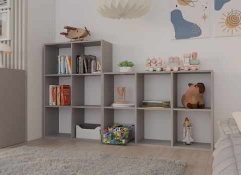 Regał z przegrodami RE-1408-GLI