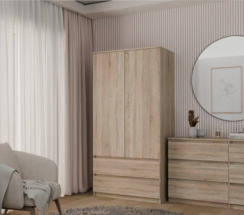 Szafa z szufladami i półkami 90cm SZAF-1008-SON