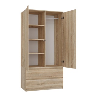 Szafa z szufladami i półkami 90cm SZAF-1008-SON