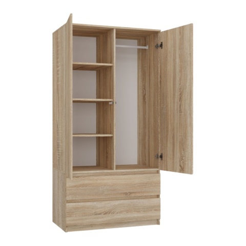 Szafa z szufladami i półkami 90cm SZAF-1008-SON