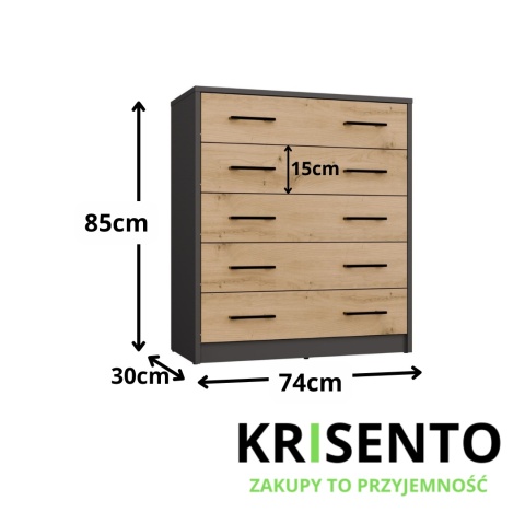 Szafka na buty duża BUT-213-ANT-ART