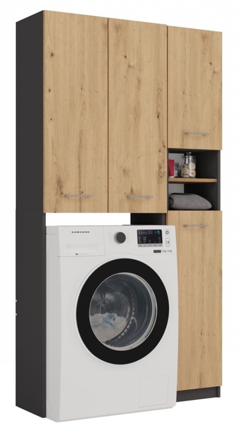 Zestaw mebli do małej łazienki LAZ-1308-ANT-ART