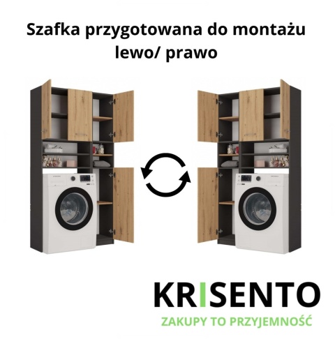 Zestaw szafek do łazienki LAZ-1307-ANT-ART