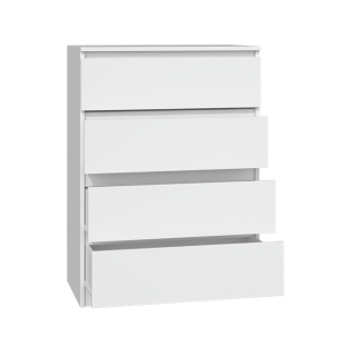 Biała komoda z szufladami KOM-902-BIEL-MAT