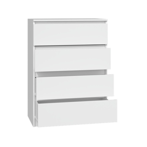 Biała komoda z szufladami KOM-902-BIEL-MAT