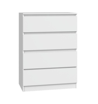 Biała komoda z szufladami KOM-902-BIEL-MAT