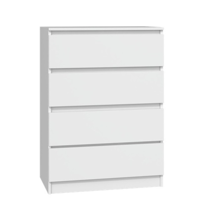 Biała komoda z szufladami KOM-902-BIEL-MAT