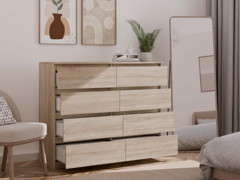 Duża komoda dąb sonoma KOM-907-SON