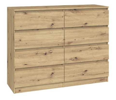 Komoda 120 cm dąb artisan KOM-907-ART