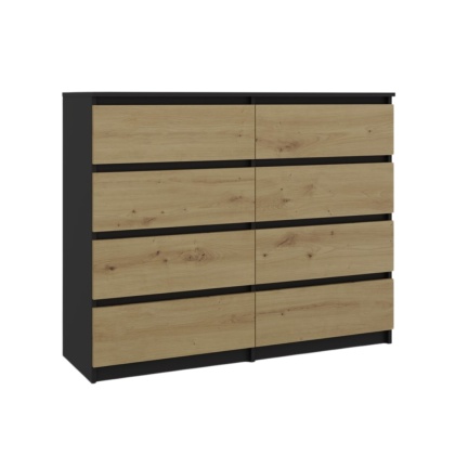 Komoda 120 cm szerokości KOM-907-ANT-ART