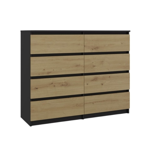 Komoda 120 cm szerokości KOM-907-ANT-ART