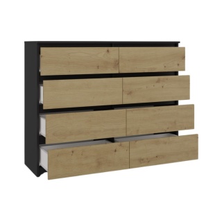 Komoda 120 cm szerokości KOM-907-ANT-ART