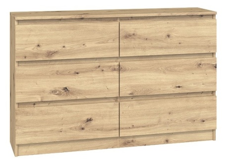 Komoda 30 cm głębokości dąb artisan KOM-904-ART
