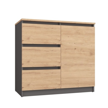 Komoda 80 cm KOM-910-ANT-ART-BA