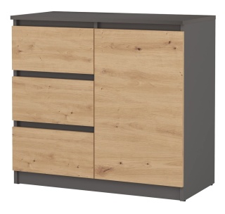 Komoda 80 cm szerokości KOM-910-ANT-ART